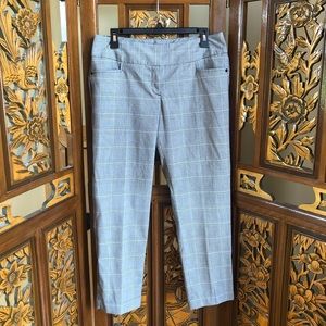 Worthington Gray Plaid Women's Trousers